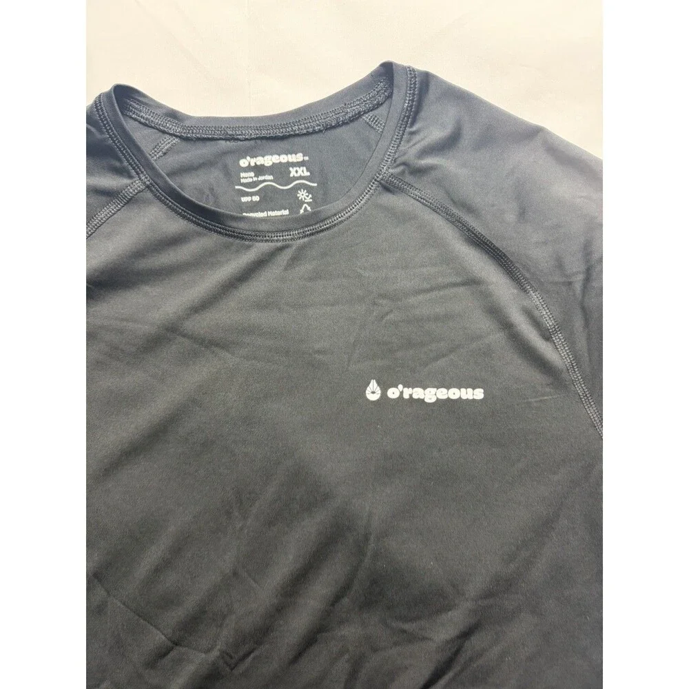 O'Rageous UPF 50 Performance Mens Performance Rash Guard Sz XXL F38 - Picture 2 of 8